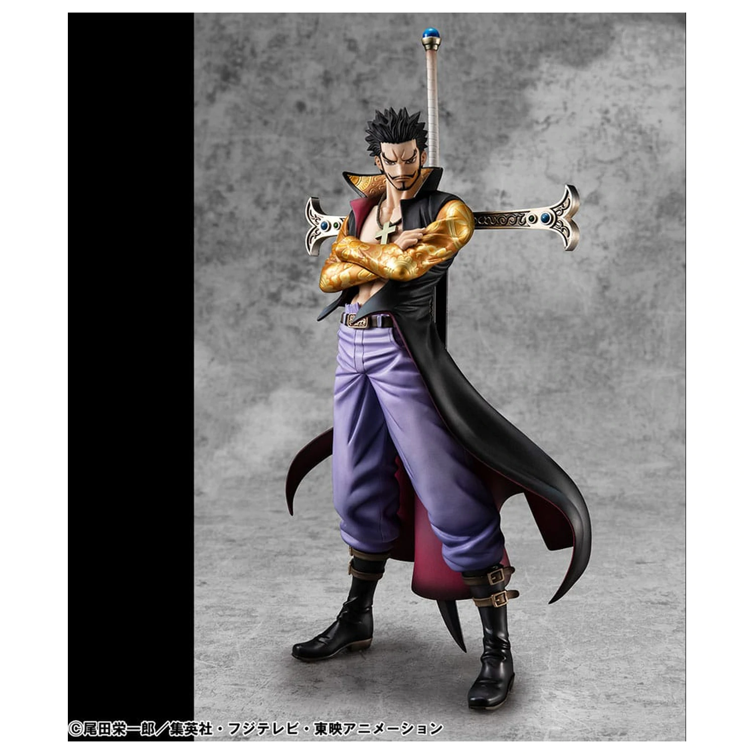 One Piece P.O.P SA-MAXIMUM PVC kip Hawk Eye Dracule Mihawk Ver. R 29 cm fotografija izdelka