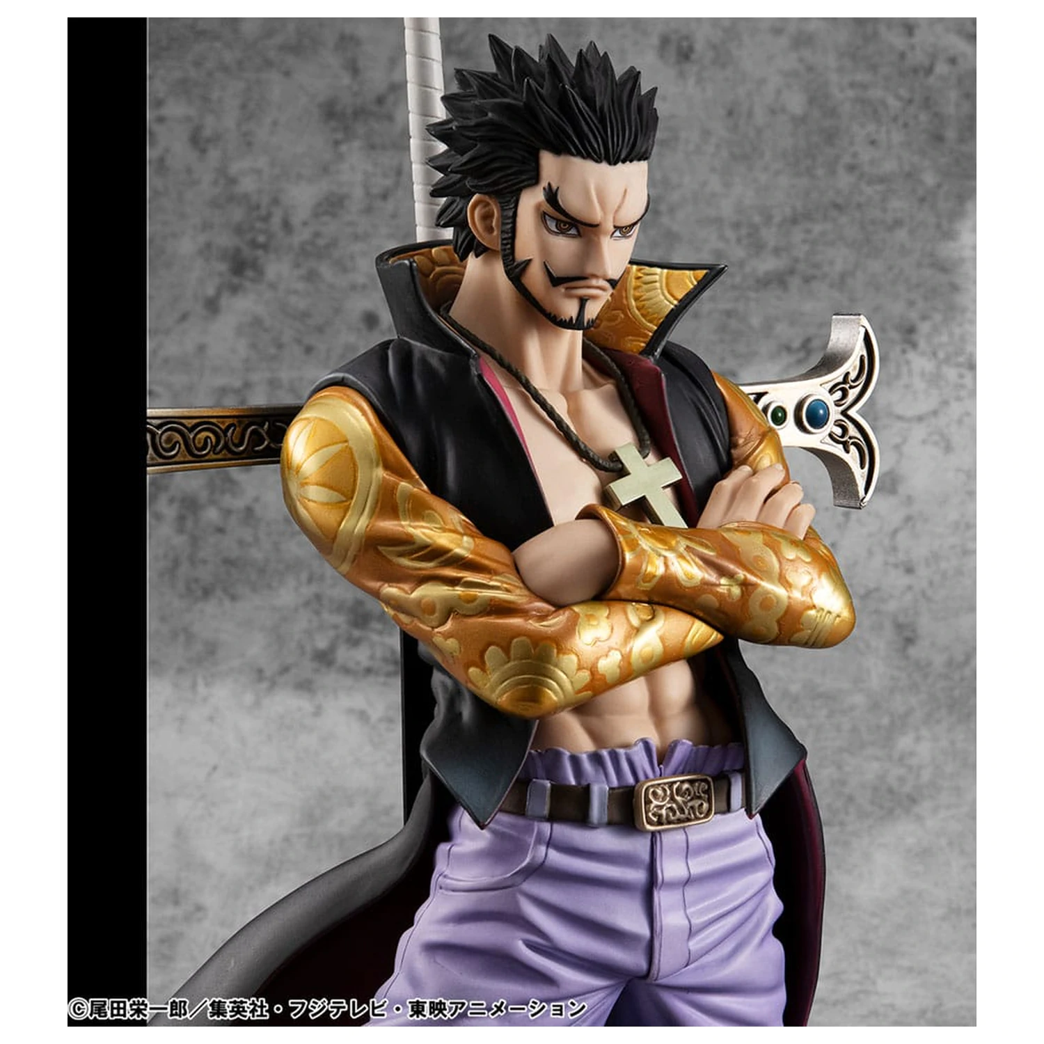 One Piece P.O.P SA-MAXIMUM PVC kip Hawk Eye Dracule Mihawk Ver. R 29 cm fotografija izdelka