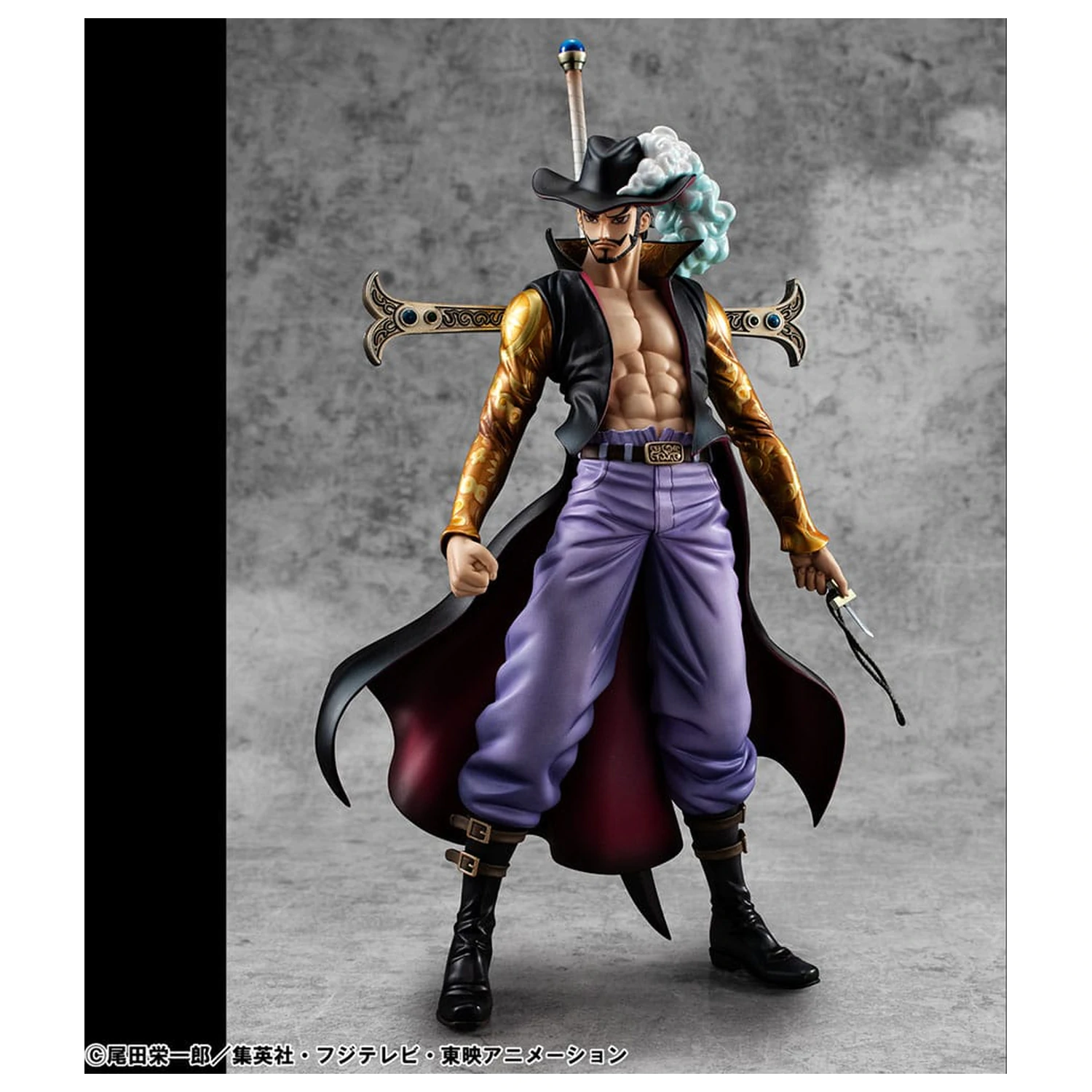 One Piece P.O.P SA-MAXIMUM PVC kip Hawk Eye Dracule Mihawk Ver. R 29 cm fotografija izdelka