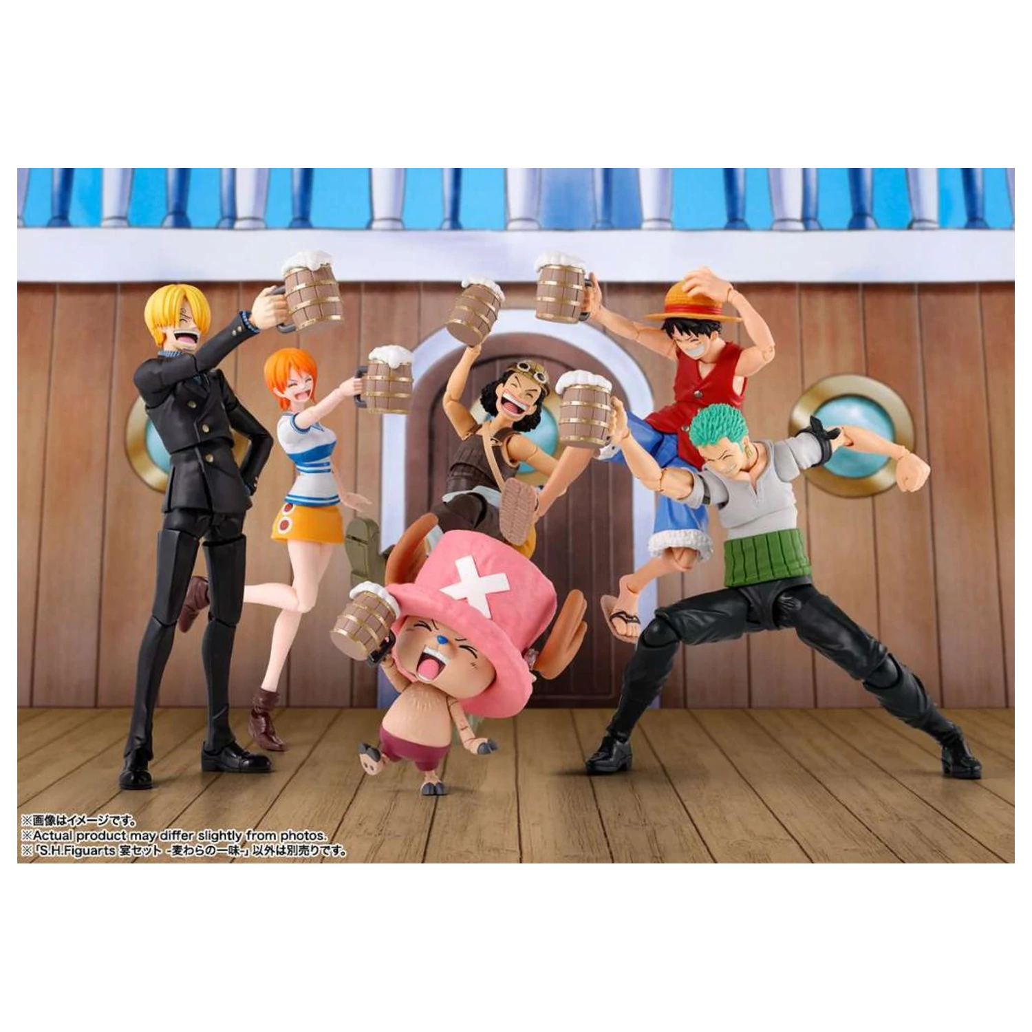 One Piece Party Time dodatek za figuro pack S.H. Figuarts fotografija izdelka