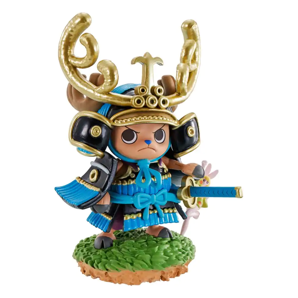 One Piece Petitrama PVC Mini Kip Logbox Re Birth Wanokuni Vol. 2 Set 9 cm fotografija izdelka