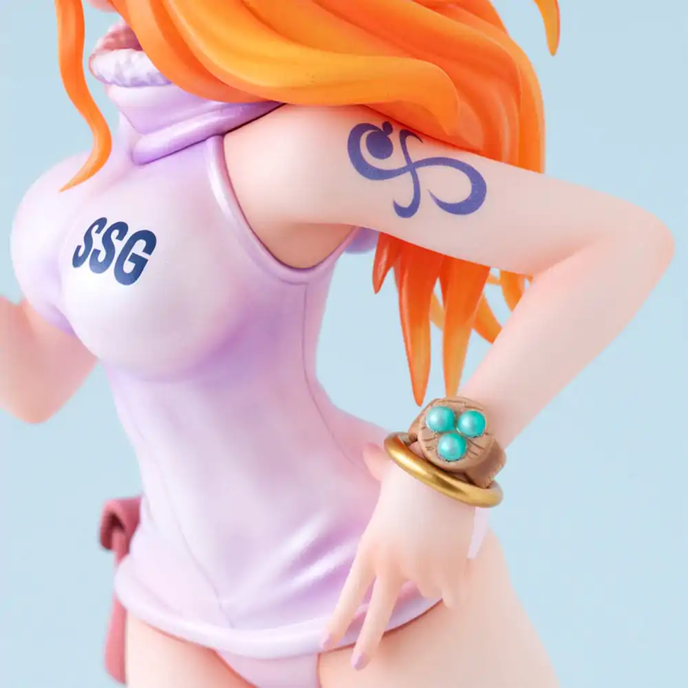 One Piece Portrait Of Pirates PVC Kip Nami Evolutionary History 25 cm fotografija izdelka