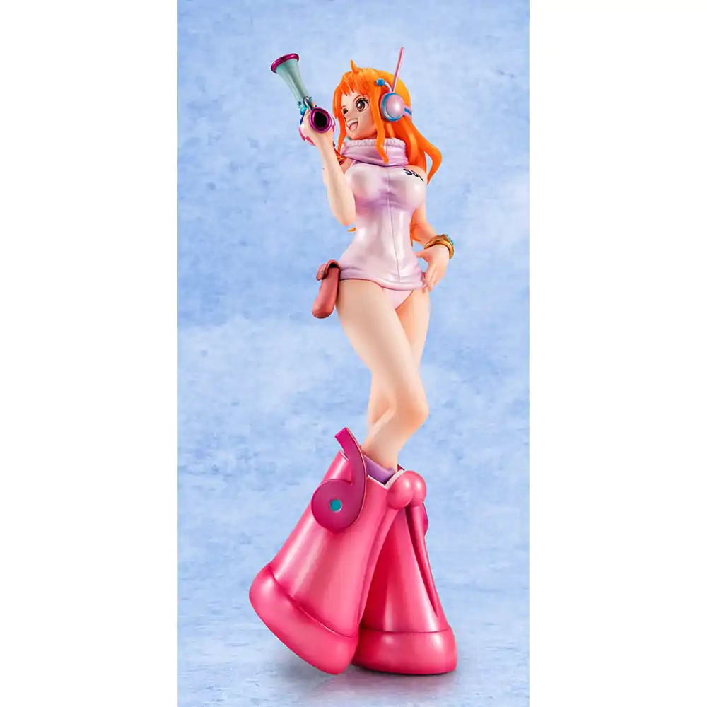 One Piece Portrait Of Pirates PVC Kip Nami Evolutionary History 25 cm fotografija izdelka