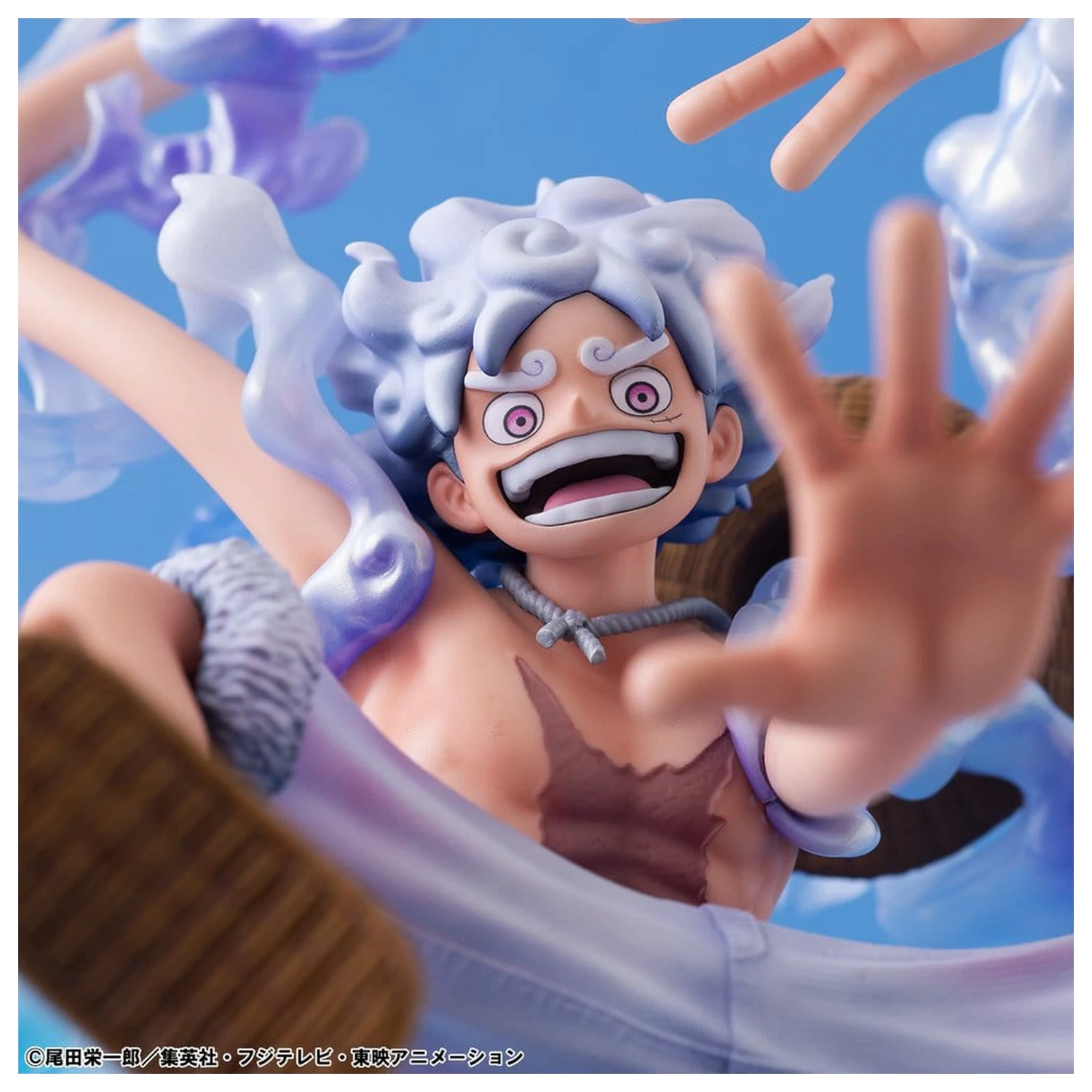 One Piece Portrait.Of.Pirates PVC figura "Evolutionary History" Monkey D. Luffy "Gear Fifth" 26 cm fotografija izdelka