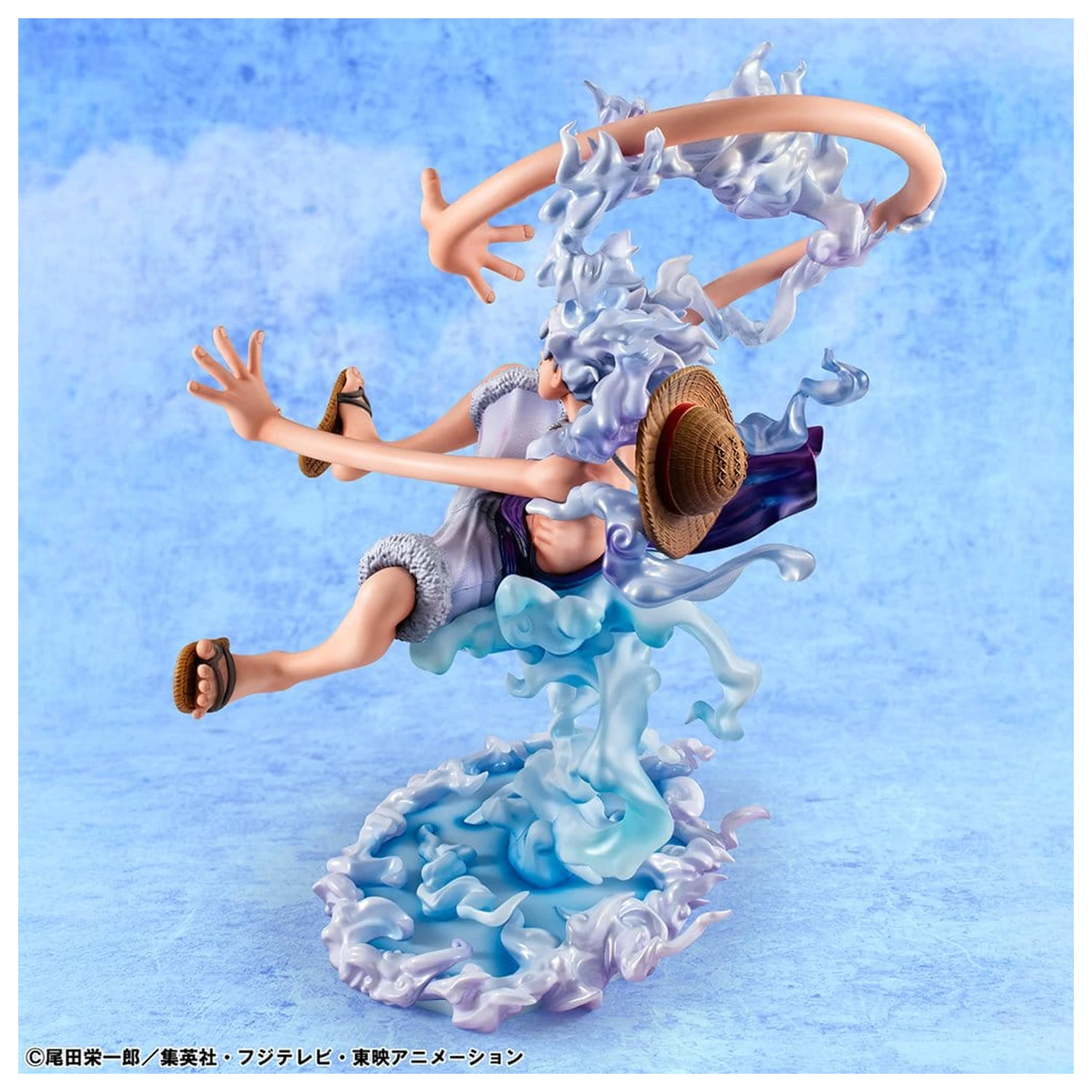 One Piece Portrait.Of.Pirates PVC figura "Evolutionary History" Monkey D. Luffy "Gear Fifth" 26 cm fotografija izdelka