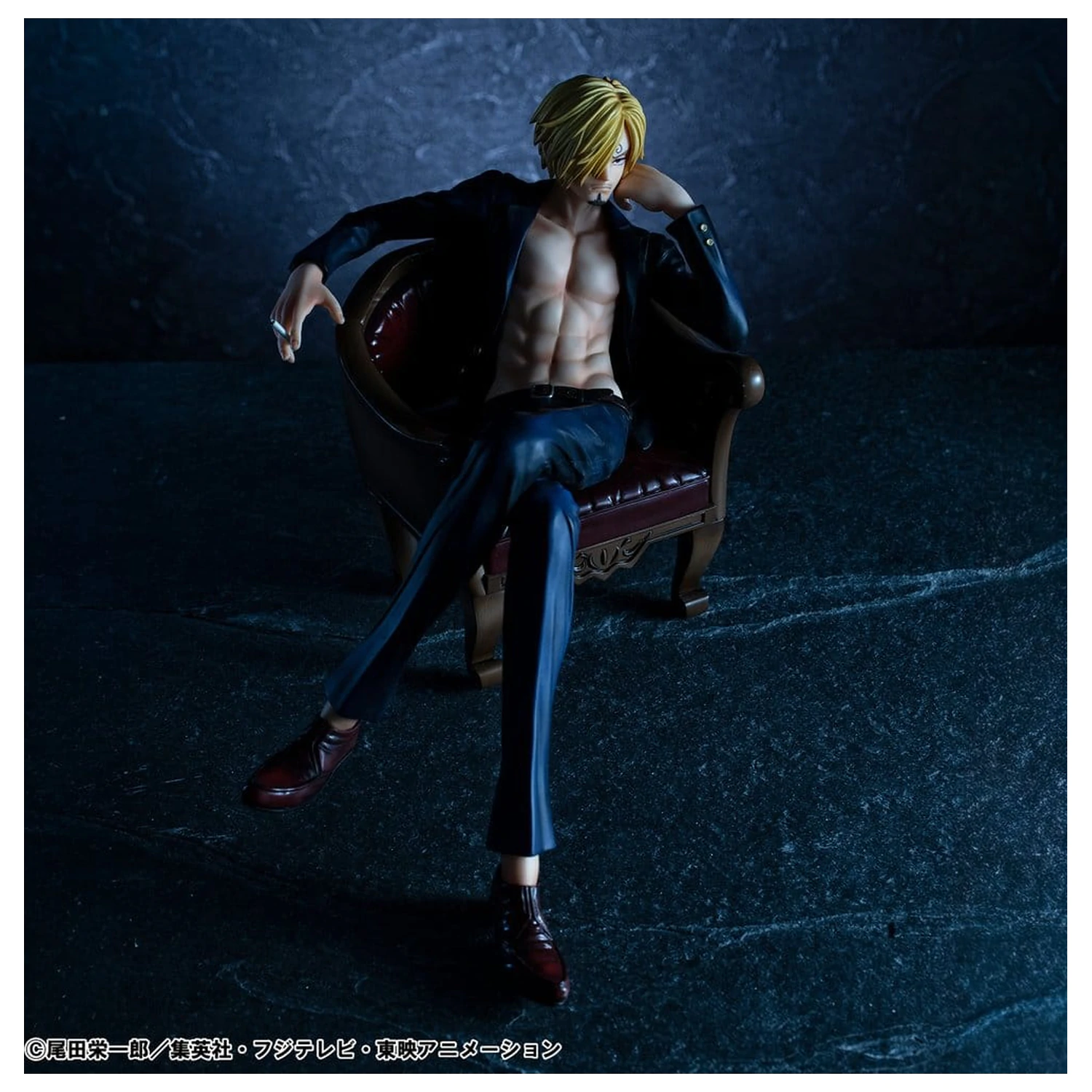 One Piece Portret.Piratov "S.O.C" PVC figurica Sanji Ver.R 14 cm fotografija izdelka