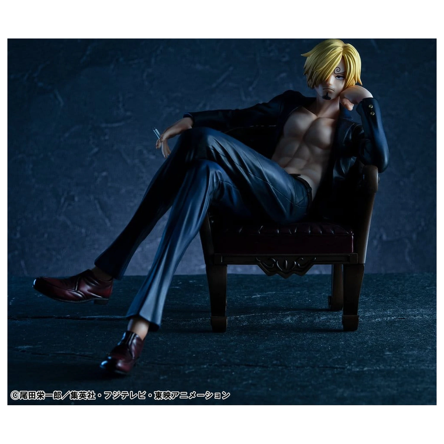 One Piece Portret.Piratov "S.O.C" PVC figurica Sanji Ver.R 14 cm fotografija izdelka