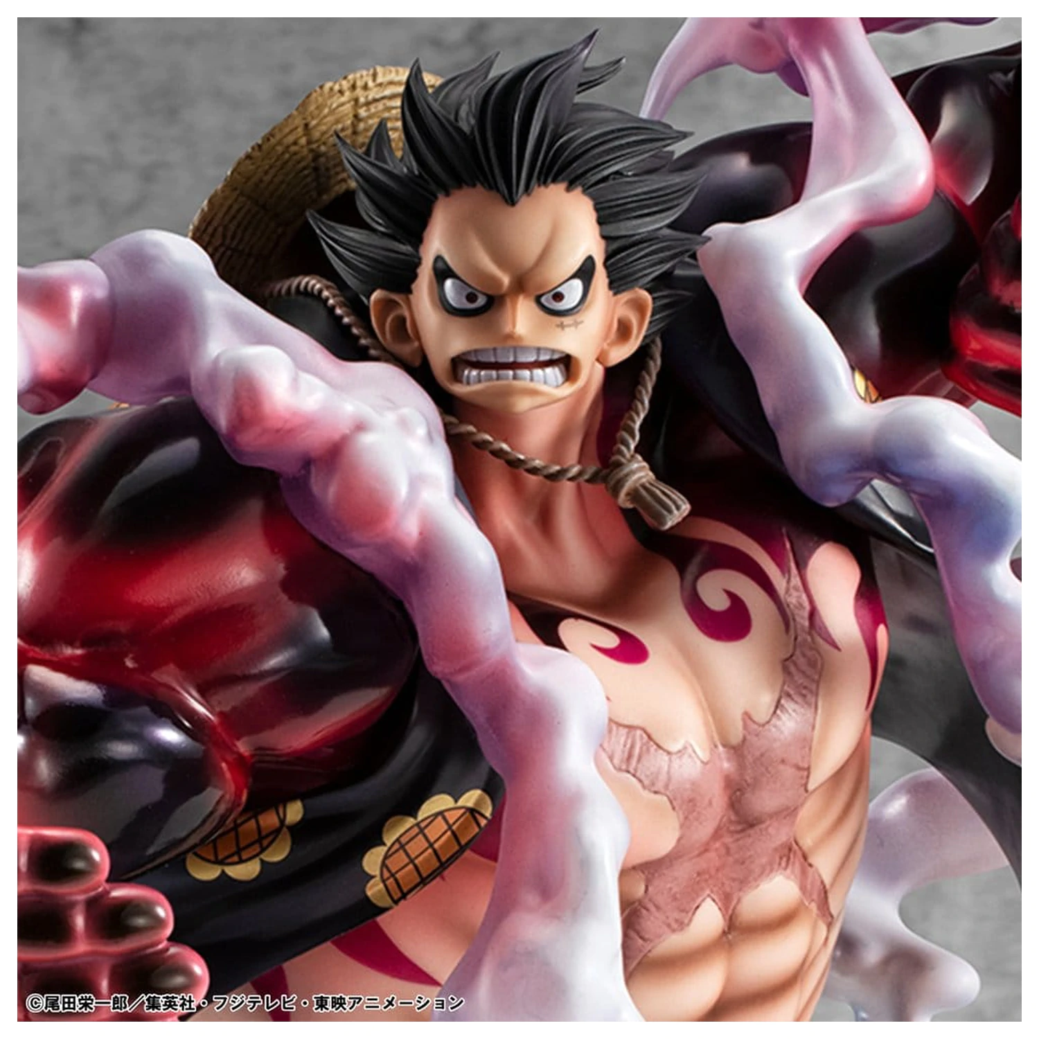 One Piece Portrait.Of.Pirates SA-Maximum PVC figura Monkey D. Luffy Gear 4 Bounce-Man 10th Limited Ver. 30 cm fotografija izdelka
