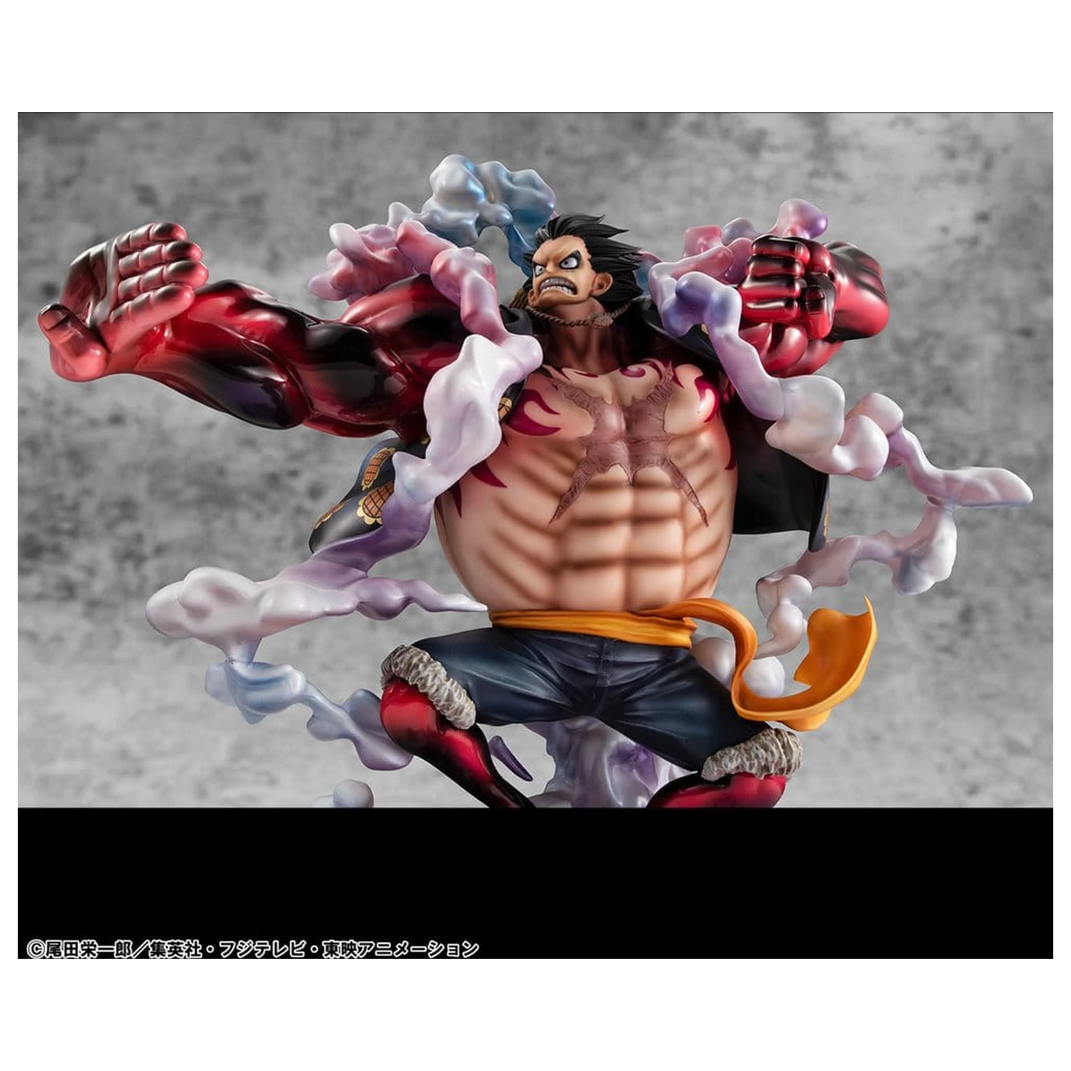 One Piece Portrait.Of.Pirates SA-Maximum PVC figura Monkey D. Luffy Gear 4 Bounce-Man 10th Limited Ver. 30 cm fotografija izdelka
