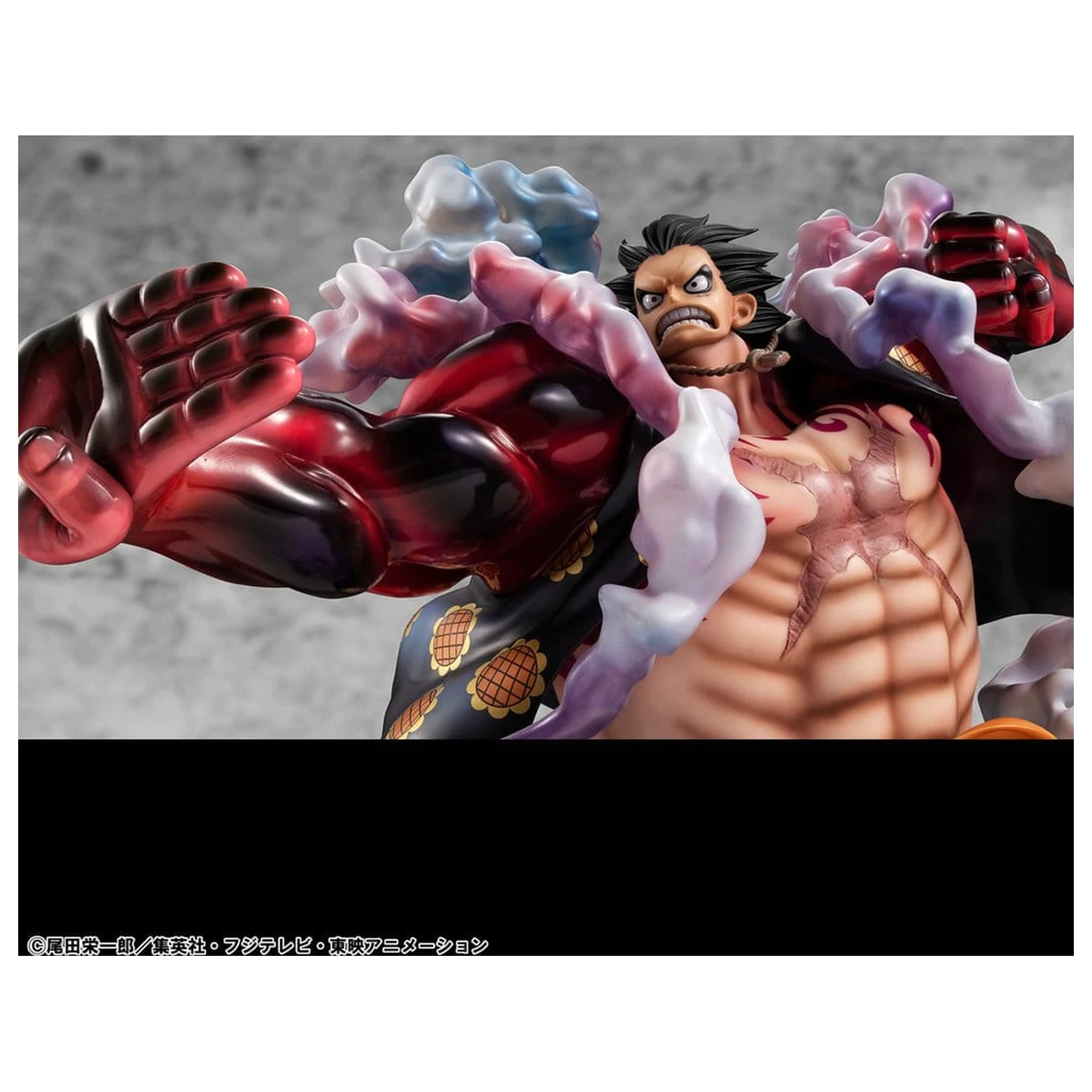 One Piece Portrait.Of.Pirates SA-Maximum PVC figura Monkey D. Luffy Gear 4 Bounce-Man 10th Limited Ver. 30 cm fotografija izdelka