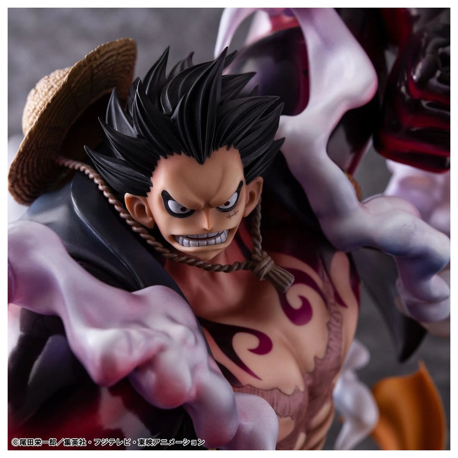 One Piece Portrait.Of.Pirates SA-Maximum PVC figura Monkey D. Luffy Gear 4 Bounce-Man 10th Limited Ver. 30 cm fotografija izdelka