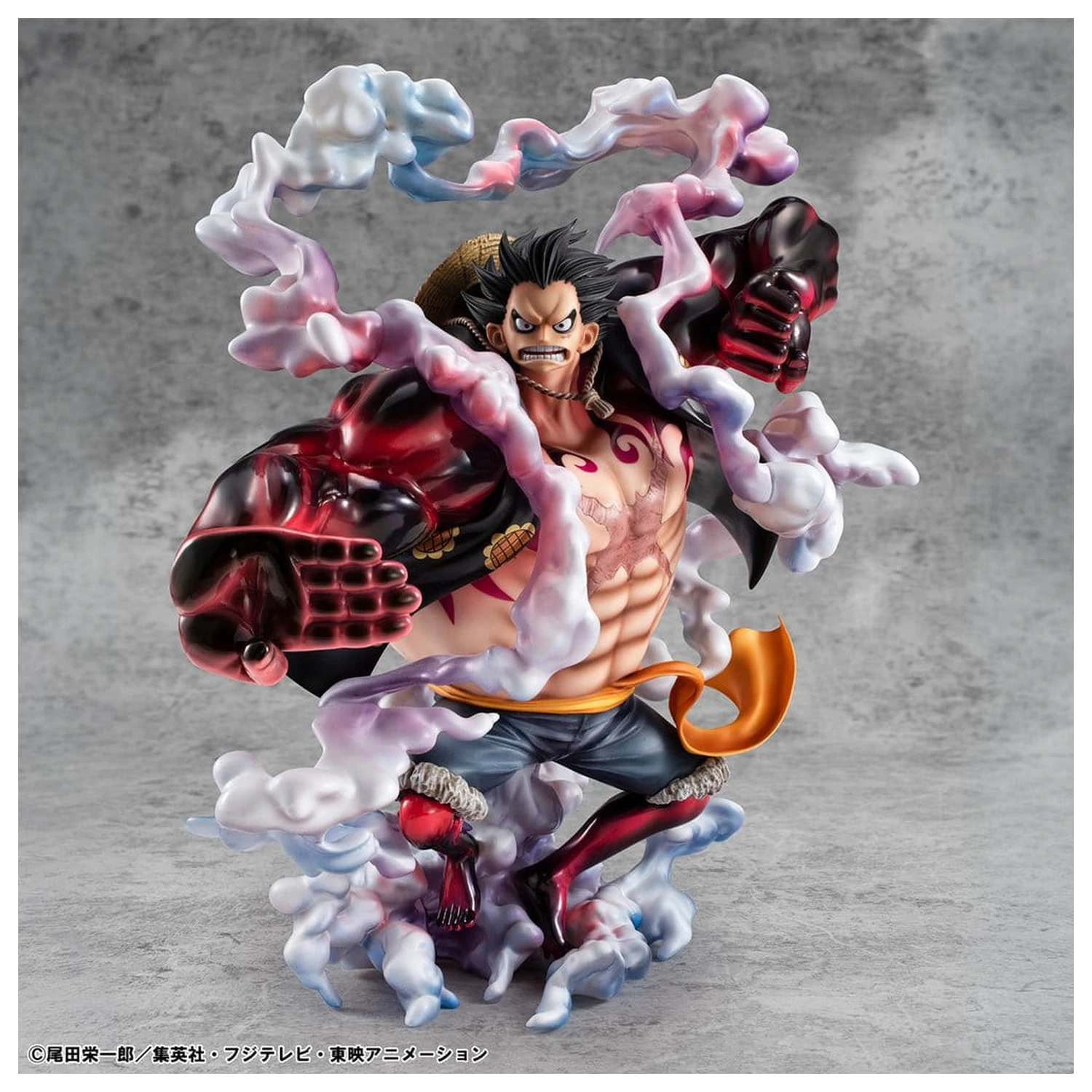 One Piece Portrait.Of.Pirates SA-Maximum PVC figura Monkey D. Luffy Gear 4 Bounce-Man 10th Limited Ver. 30 cm fotografija izdelka