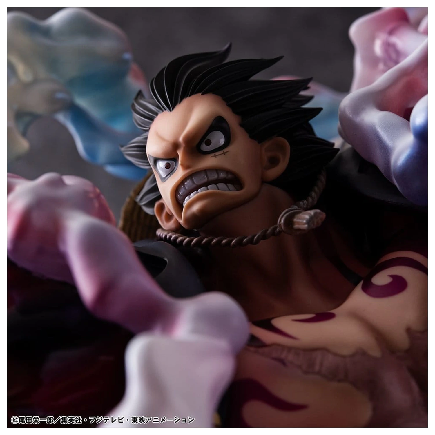 One Piece Portrait.Of.Pirates SA-Maximum PVC figura Monkey D. Luffy Gear 4 Bounce-Man 10th Limited Ver. 30 cm fotografija izdelka