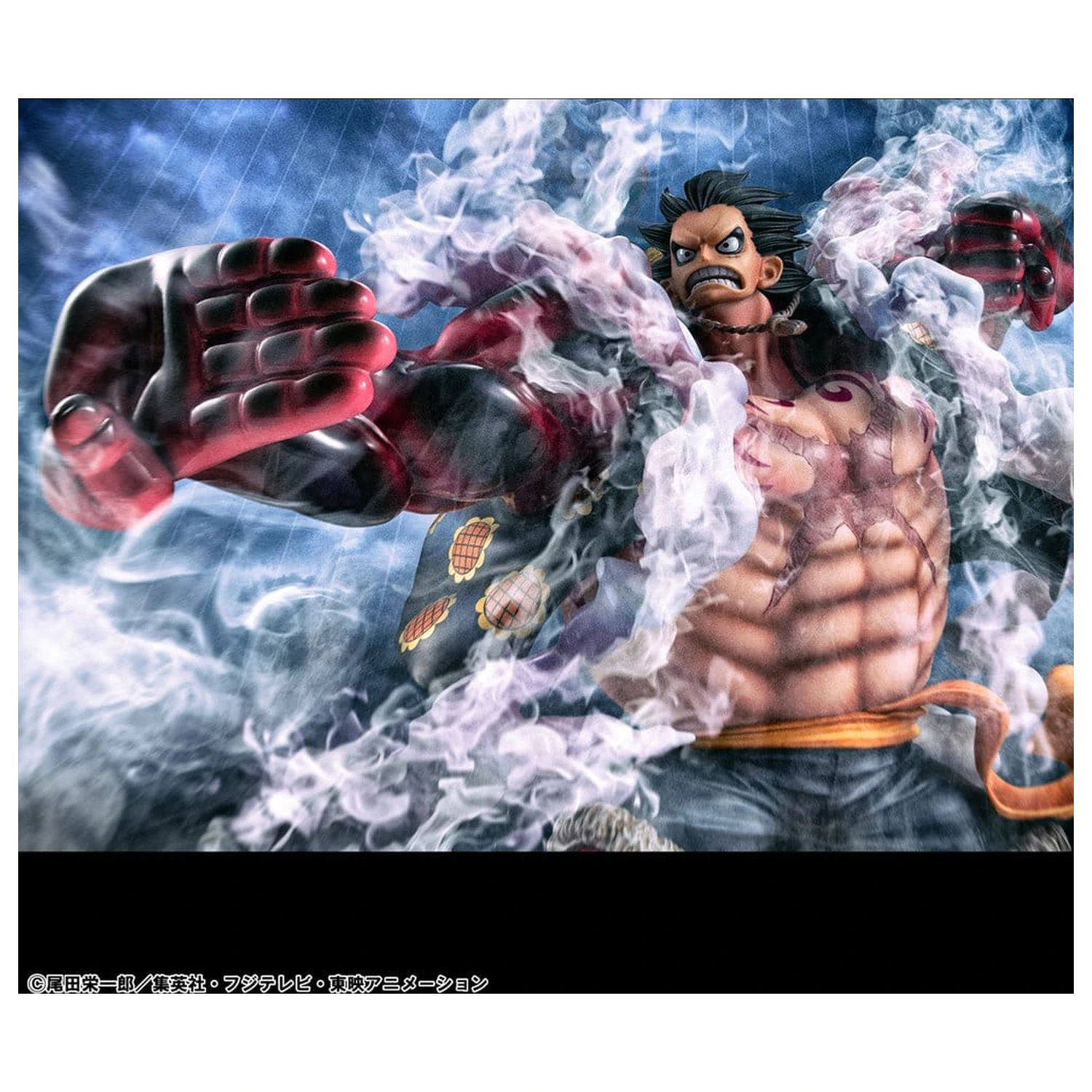 One Piece Portrait.Of.Pirates SA-Maximum PVC figura Monkey D. Luffy Gear 4 Bounce-Man 10th Limited Ver. 30 cm fotografija izdelka