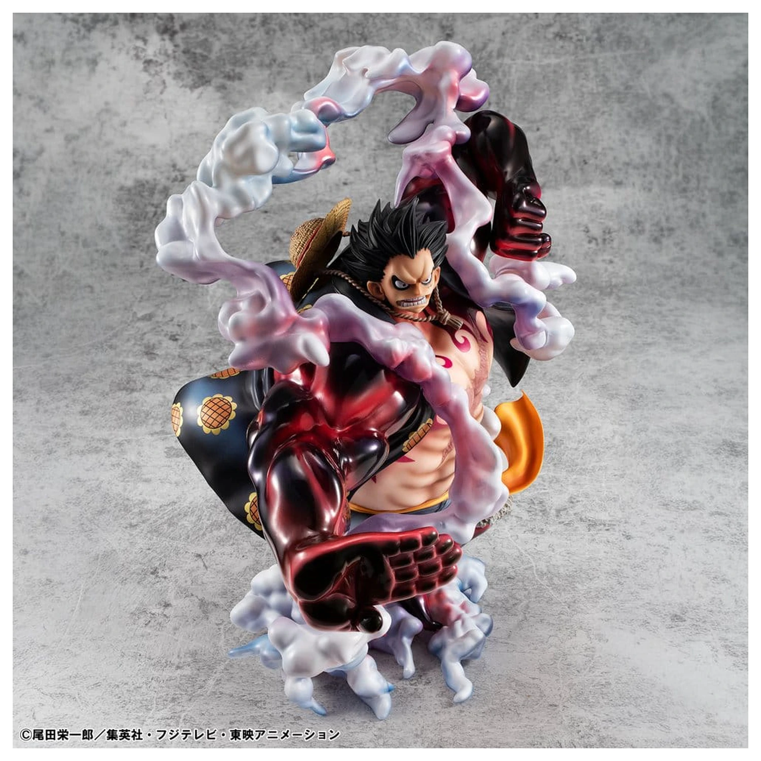 One Piece Portrait.Of.Pirates SA-Maximum PVC figura Monkey D. Luffy Gear 4 Bounce-Man 10th Limited Ver. 30 cm fotografija izdelka
