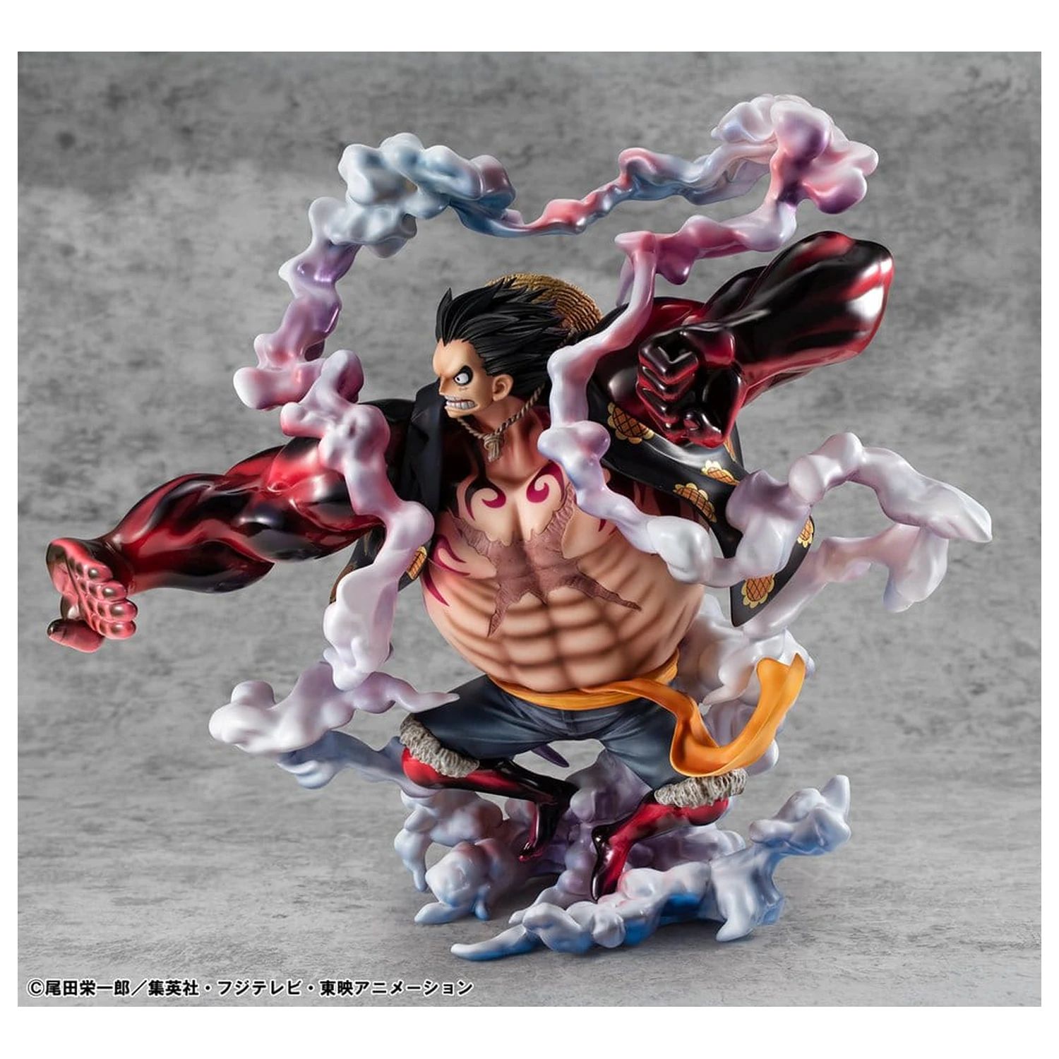 One Piece Portrait.Of.Pirates SA-Maximum PVC figura Monkey D. Luffy Gear 4 Bounce-Man 10th Limited Ver. 30 cm fotografija izdelka