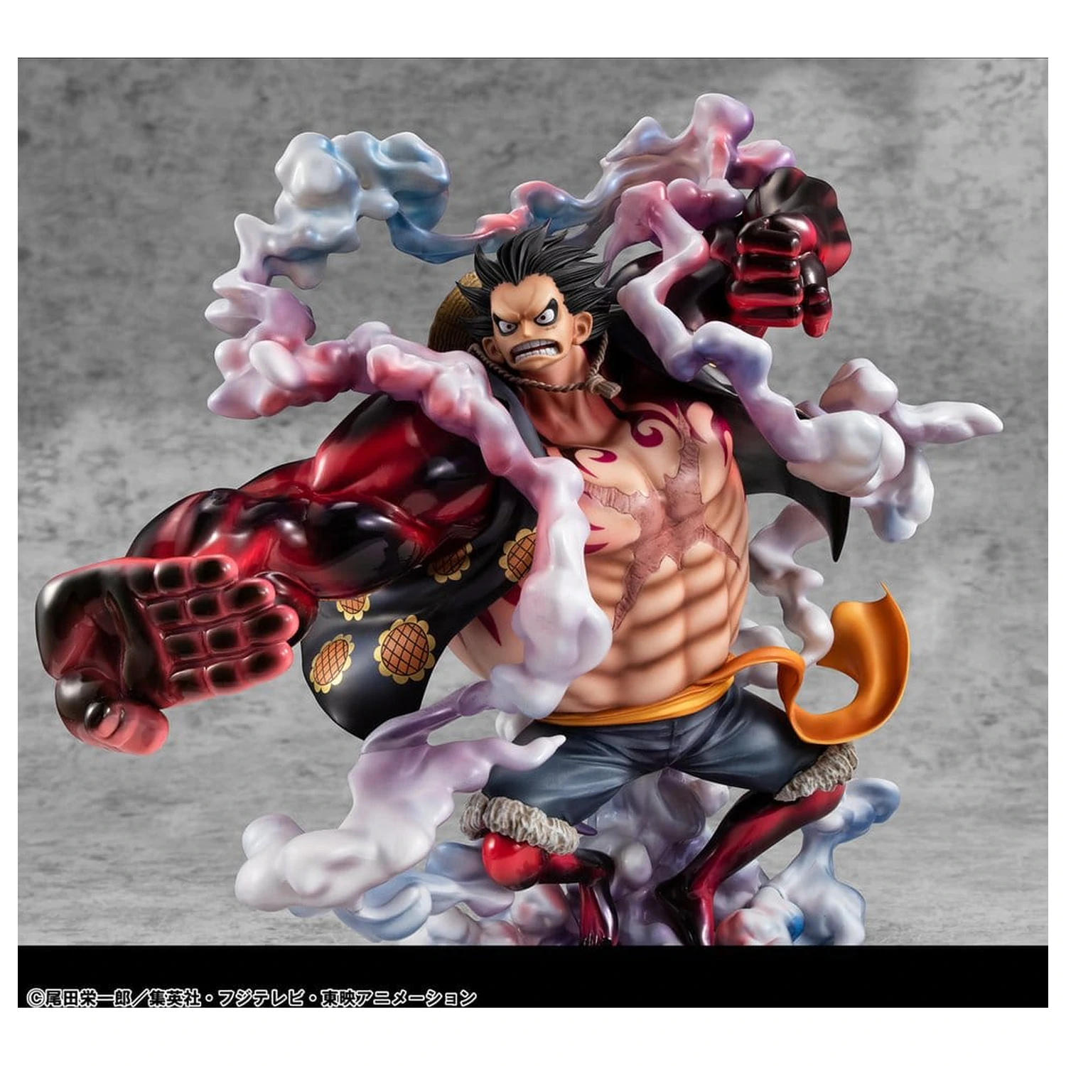 One Piece Portrait.Of.Pirates SA-Maximum PVC figura Monkey D. Luffy Gear 4 Bounce-Man 10th Limited Ver. 30 cm fotografija izdelka