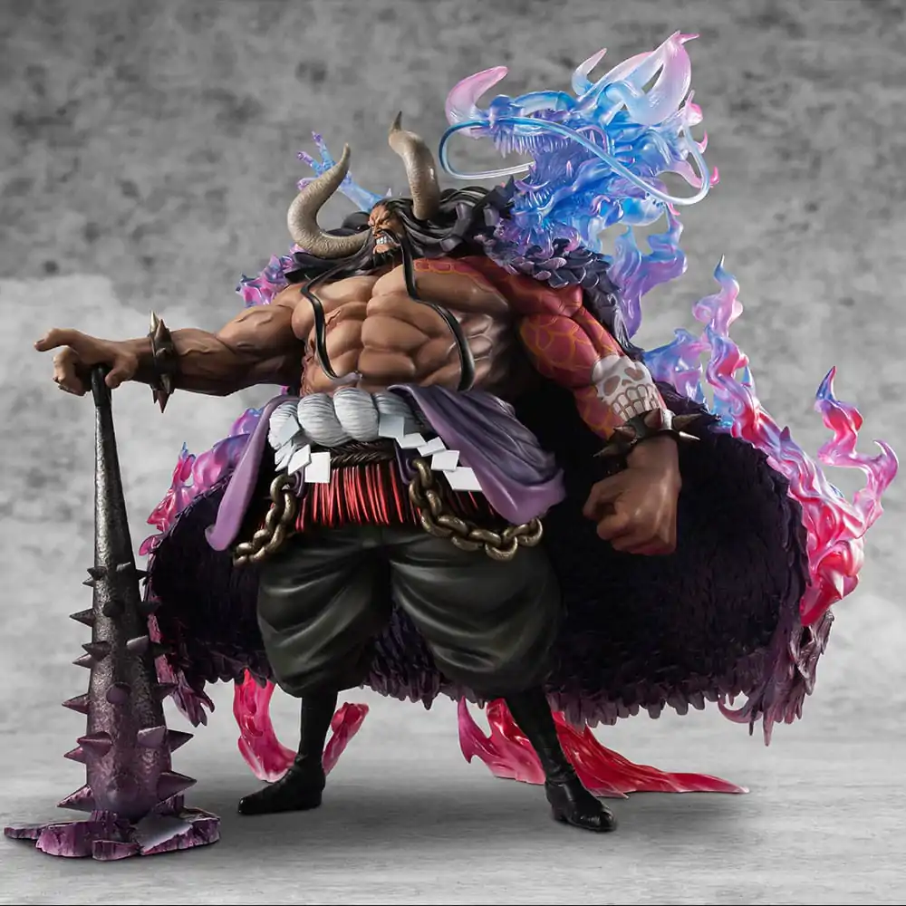 One Piece Portrait Of Pirates WA-MAXIMUM PVC Kip Kaido the Beast (Super limited reprint) 38 cm fotografija izdelka