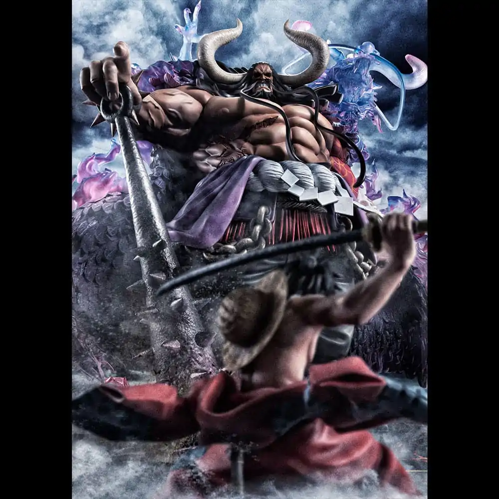 One Piece Portrait Of Pirates WA-MAXIMUM PVC Kip Kaido the Beast (Super limited reprint) 38 cm fotografija izdelka