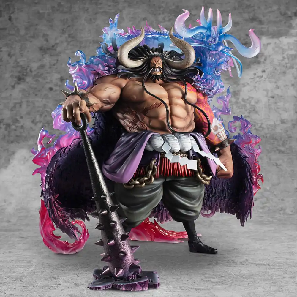 One Piece Portrait Of Pirates WA-MAXIMUM PVC Kip Kaido the Beast (Super limited reprint) 38 cm fotografija izdelka