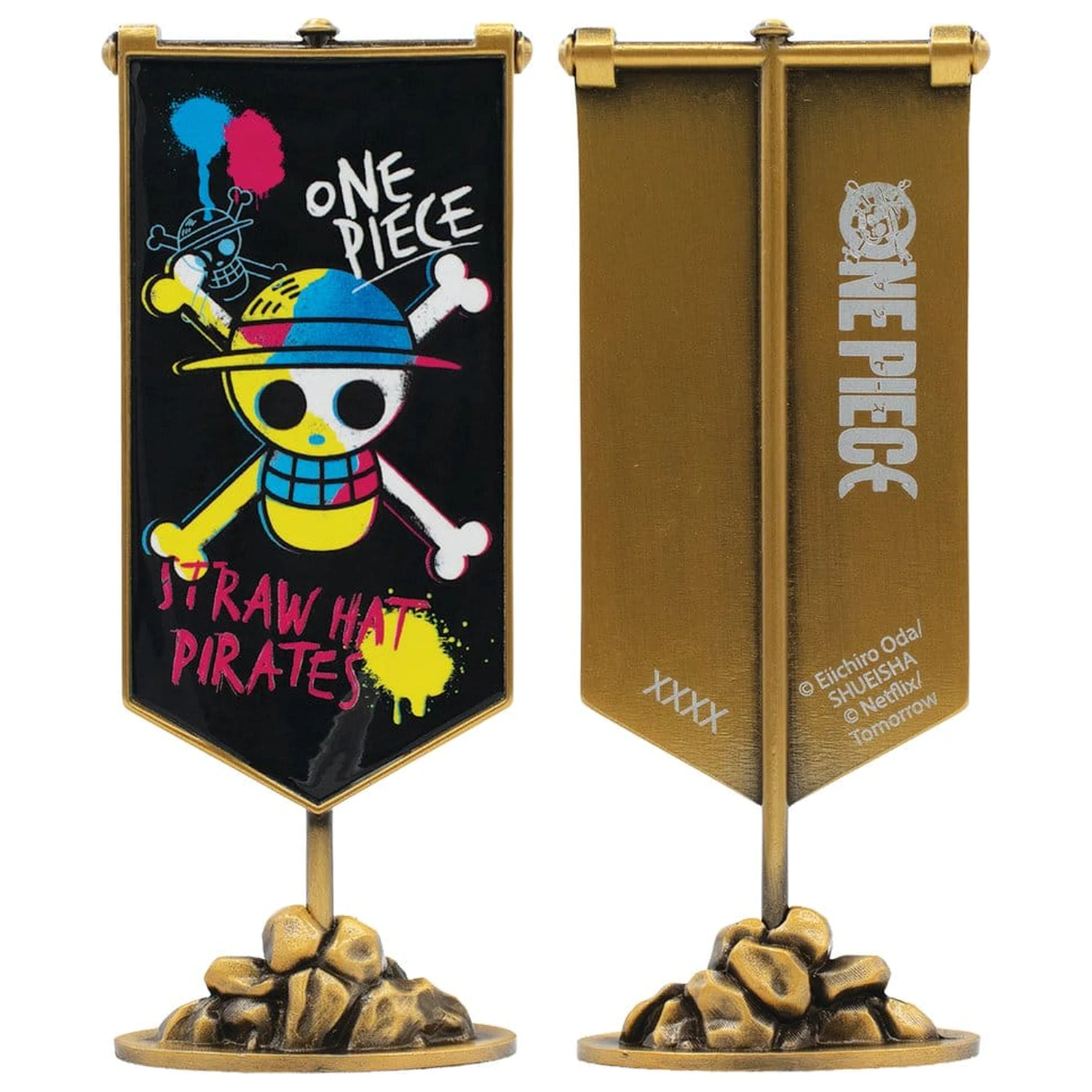 One Piece Replika Kovinski transparent Gusarjev s slamnatimi klobuki 11 x 6 cm fotografija izdelka