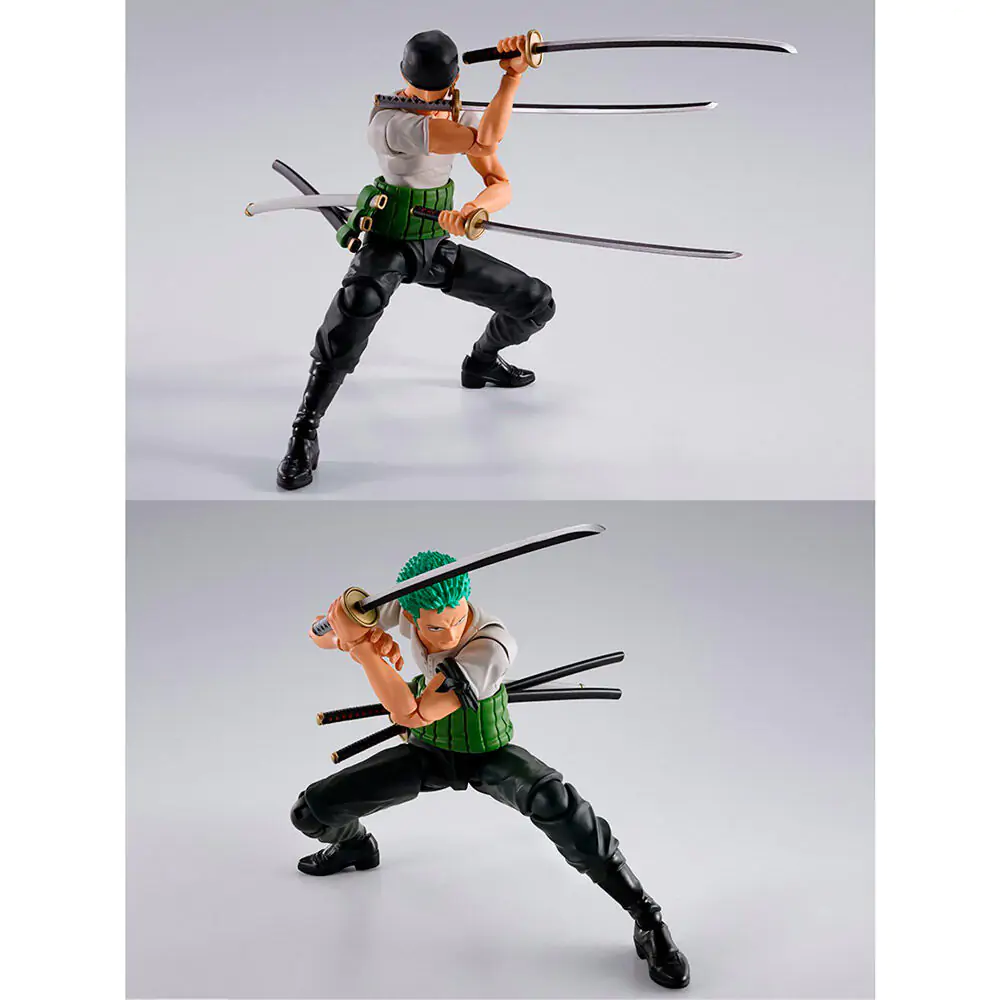 One Piece Roronoa Zoro Romance Dawn S.H Figuarts figura 15 cm fotografija izdelka