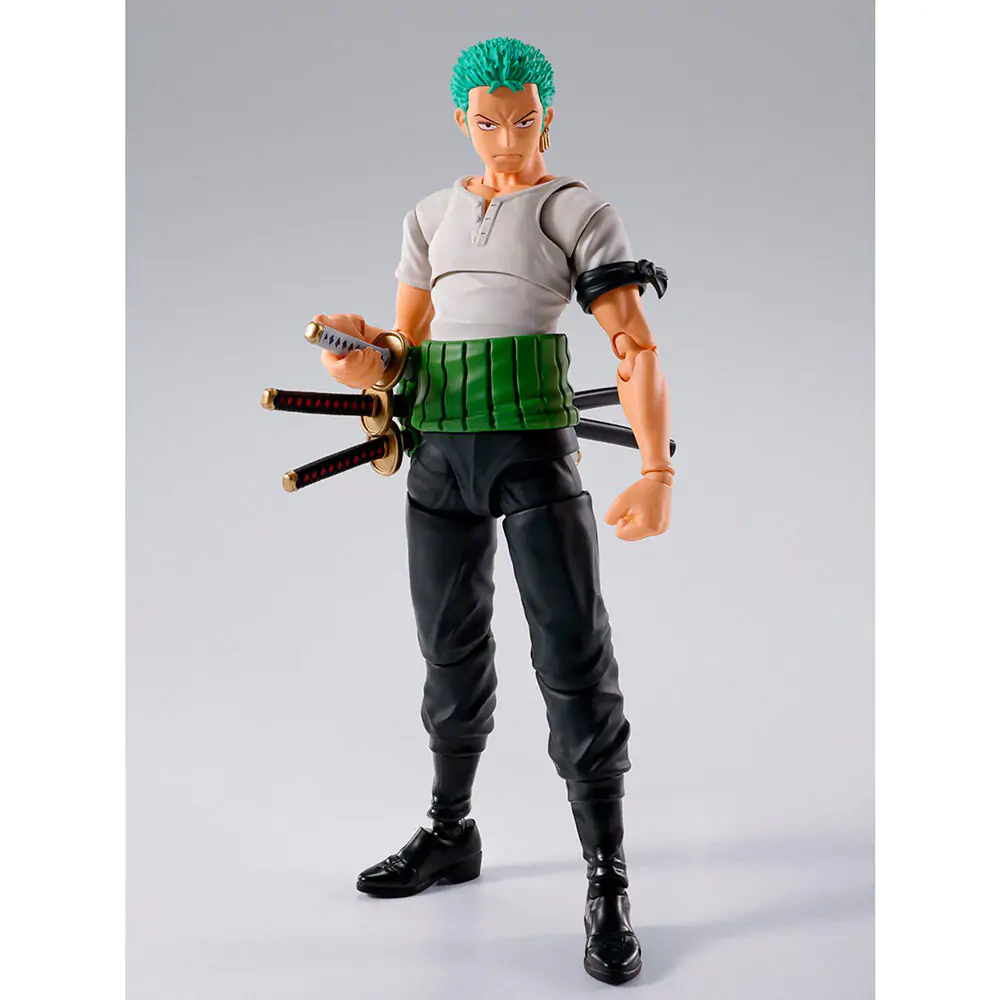 One Piece Roronoa Zoro Romance Dawn S.H Figuarts figura 15 cm fotografija izdelka