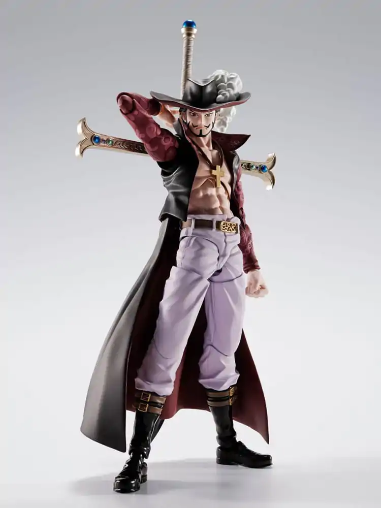 One Piece S.H.Figuarts akcijska figura Dracule Mihawk Hawkeye 17 cm fotografija izdelka