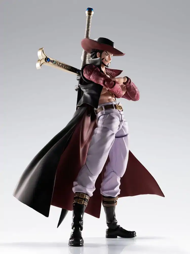 One Piece S.H.Figuarts akcijska figura Dracule Mihawk Hawkeye 17 cm fotografija izdelka