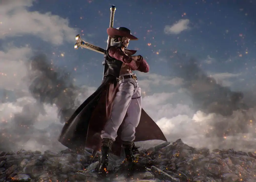 One Piece S.H.Figuarts akcijska figura Dracule Mihawk Hawkeye 17 cm fotografija izdelka