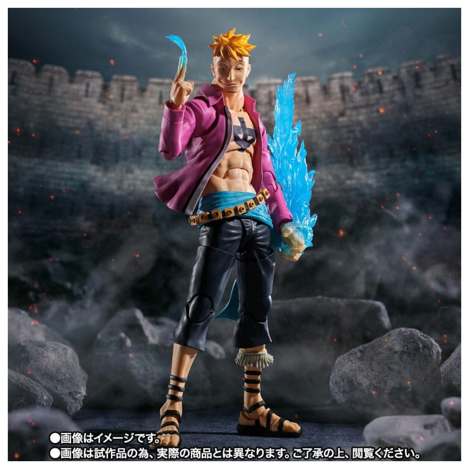 One Piece S.H.Figuarts akcijska figura Marco Marineford 17 cm fotografija izdelka
