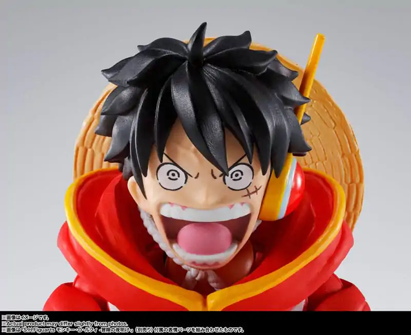 One Piece S.H.Figuarts akcijska figura Monkey D. Luffy Future Island Egghead 15 cm fotografija izdelka