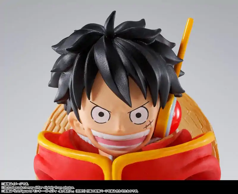 One Piece S.H.Figuarts akcijska figura Monkey D. Luffy Future Island Egghead 15 cm fotografija izdelka