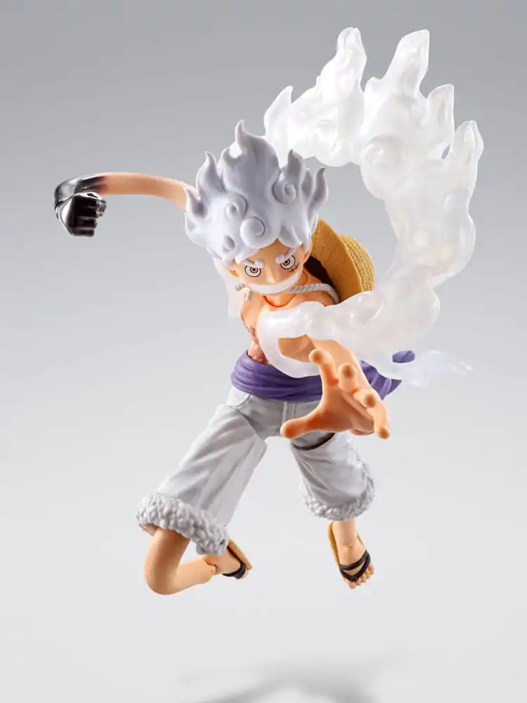 One Piece S.H.Figuarts akcijska figura Monkey D. Luffy Gear 5 -Future Island Egghead- 15 cm fotografija izdelka