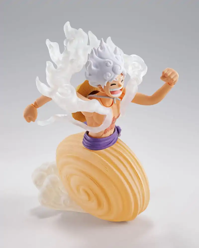 One Piece S.H.Figuarts akcijska figura Monkey D. Luffy Gear 5 -Future Island Egghead- 15 cm fotografija izdelka