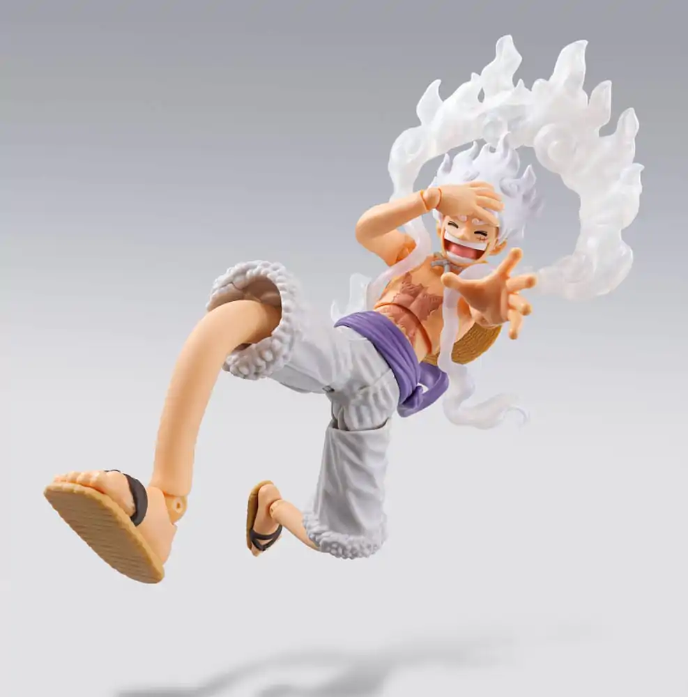 One Piece S.H.Figuarts akcijska figura Monkey D. Luffy Gear 5 -Future Island Egghead- 15 cm fotografija izdelka