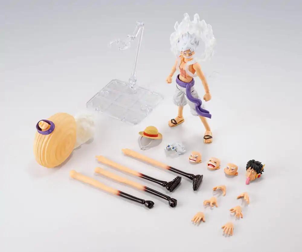 One Piece S.H.Figuarts akcijska figura Monkey D. Luffy Gear 5 -Future Island Egghead- 15 cm fotografija izdelka