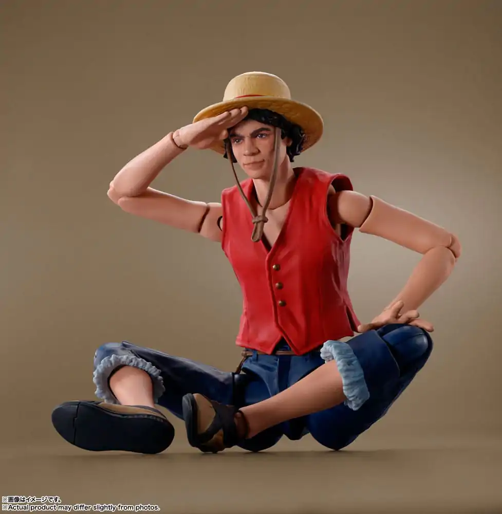 One Piece S.H. Figuarts Akcijska figura Monkey D. Luffy (Netflix) 14 cm fotografija izdelka