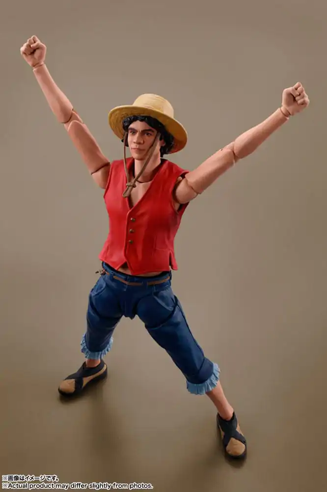 One Piece S.H. Figuarts Akcijska figura Monkey D. Luffy (Netflix) 14 cm fotografija izdelka