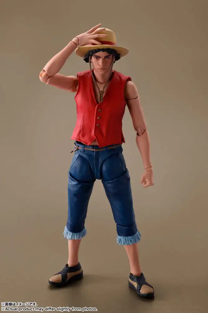 One Piece S.H. Figuarts Akcijska figura Monkey D. Luffy (Netflix) 14 cm fotografija izdelka