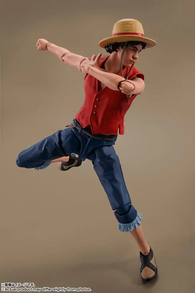 One Piece S.H. Figuarts Akcijska figura Monkey D. Luffy (Netflix) 14 cm fotografija izdelka