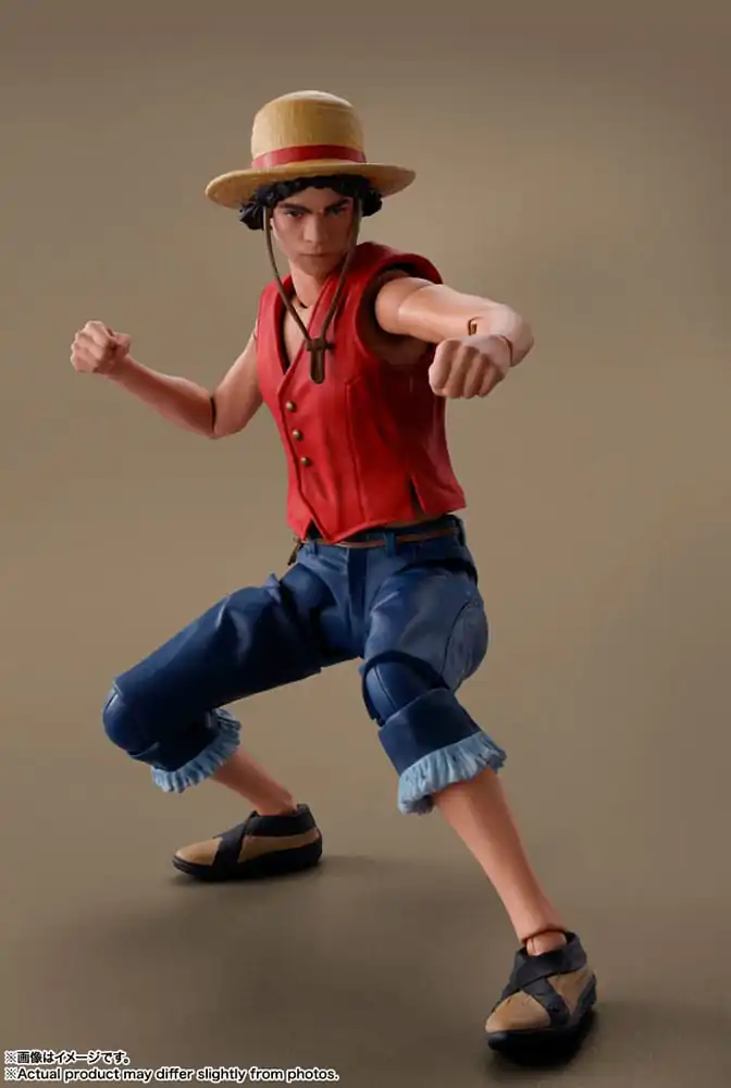 One Piece S.H. Figuarts Akcijska figura Monkey D. Luffy (Netflix) 14 cm fotografija izdelka