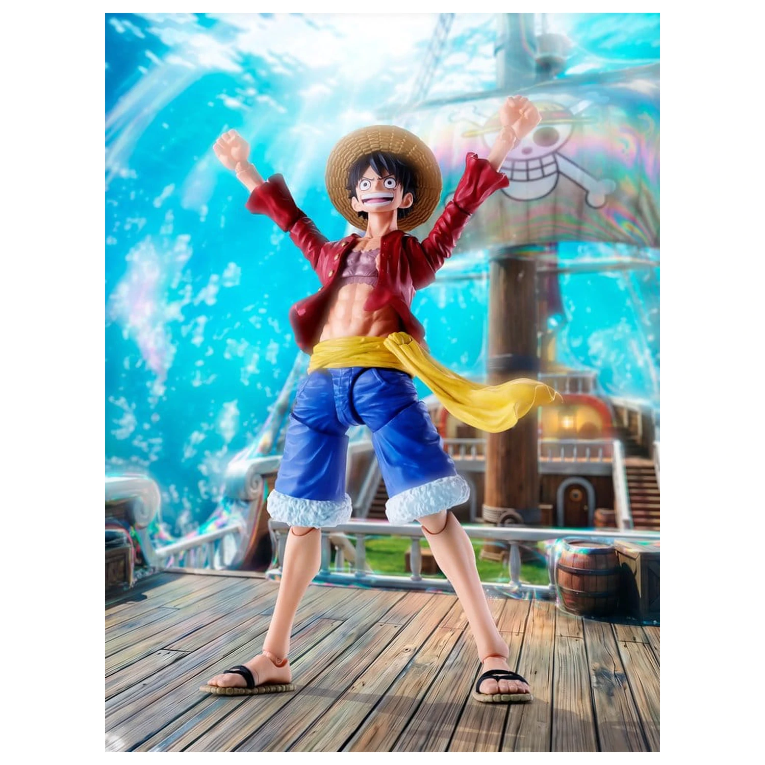One Piece S.H.Figuarts akcijska figura Monkey D. Luffy -Two Years Later- 15 cm fotografija izdelka