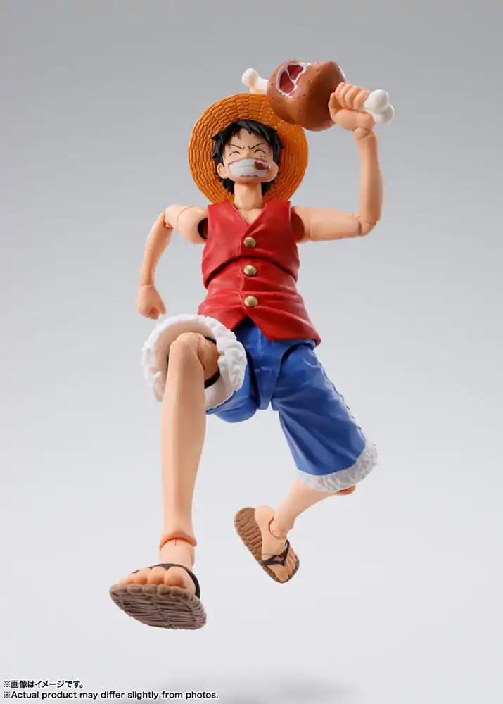 One Piece S.H. Figuarts akcijska figura Monkey D. Ruffy Romance Dawn 15 cm fotografija izdelka