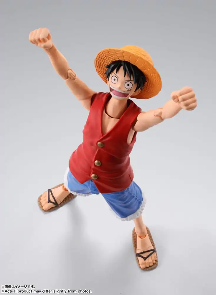 One Piece S.H. Figuarts akcijska figura Monkey D. Ruffy Romance Dawn 15 cm fotografija izdelka