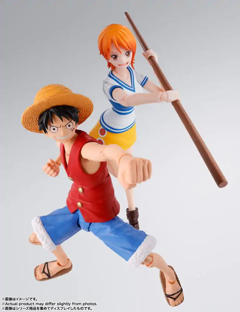 One Piece S.H. Figuarts akcijska figura Monkey D. Ruffy Romance Dawn 15 cm fotografija izdelka