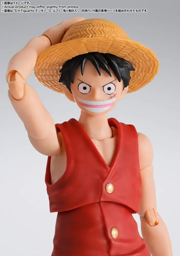 One Piece S.H. Figuarts akcijska figura Monkey D. Ruffy Romance Dawn 15 cm fotografija izdelka