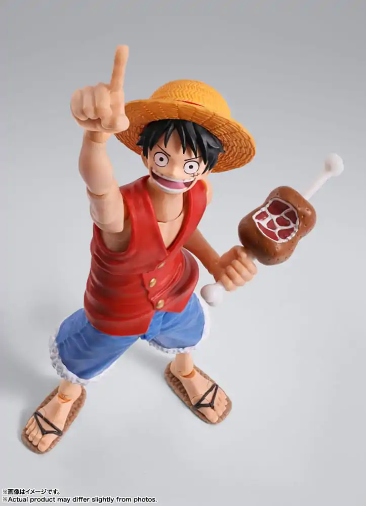 One Piece S.H. Figuarts akcijska figura Monkey D. Ruffy Romance Dawn 15 cm fotografija izdelka