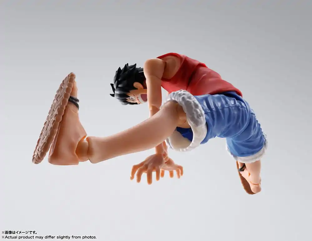 One Piece S.H. Figuarts akcijska figura Monkey D. Ruffy Romance Dawn 15 cm fotografija izdelka