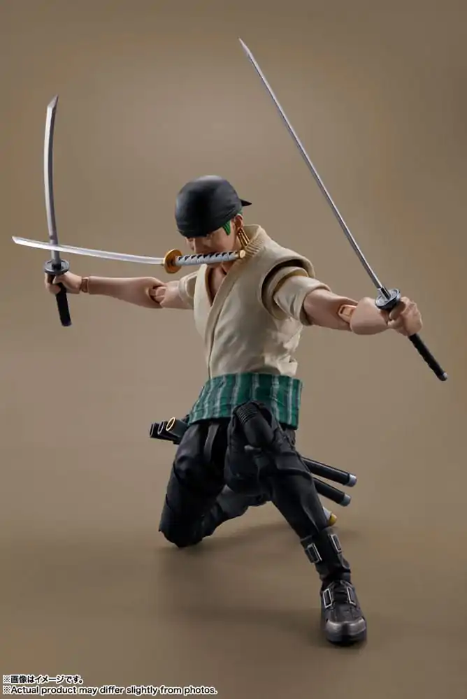 One Piece S.H. Figuarts Akcijska Figura Roronoa Zoro (Netflix) 14 cm fotografija izdelka